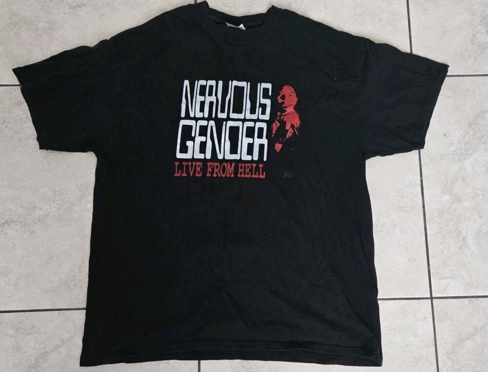 Nervous Gender Live From Hell Tshirt Sz Xl